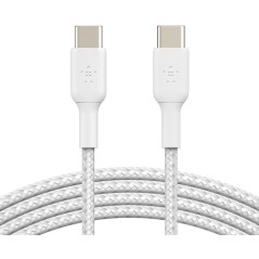 Belkin BOOST CHARGE 1m USB Type-C Cable - Premium Quality, Fast Charging, Durable & Stylish White Design